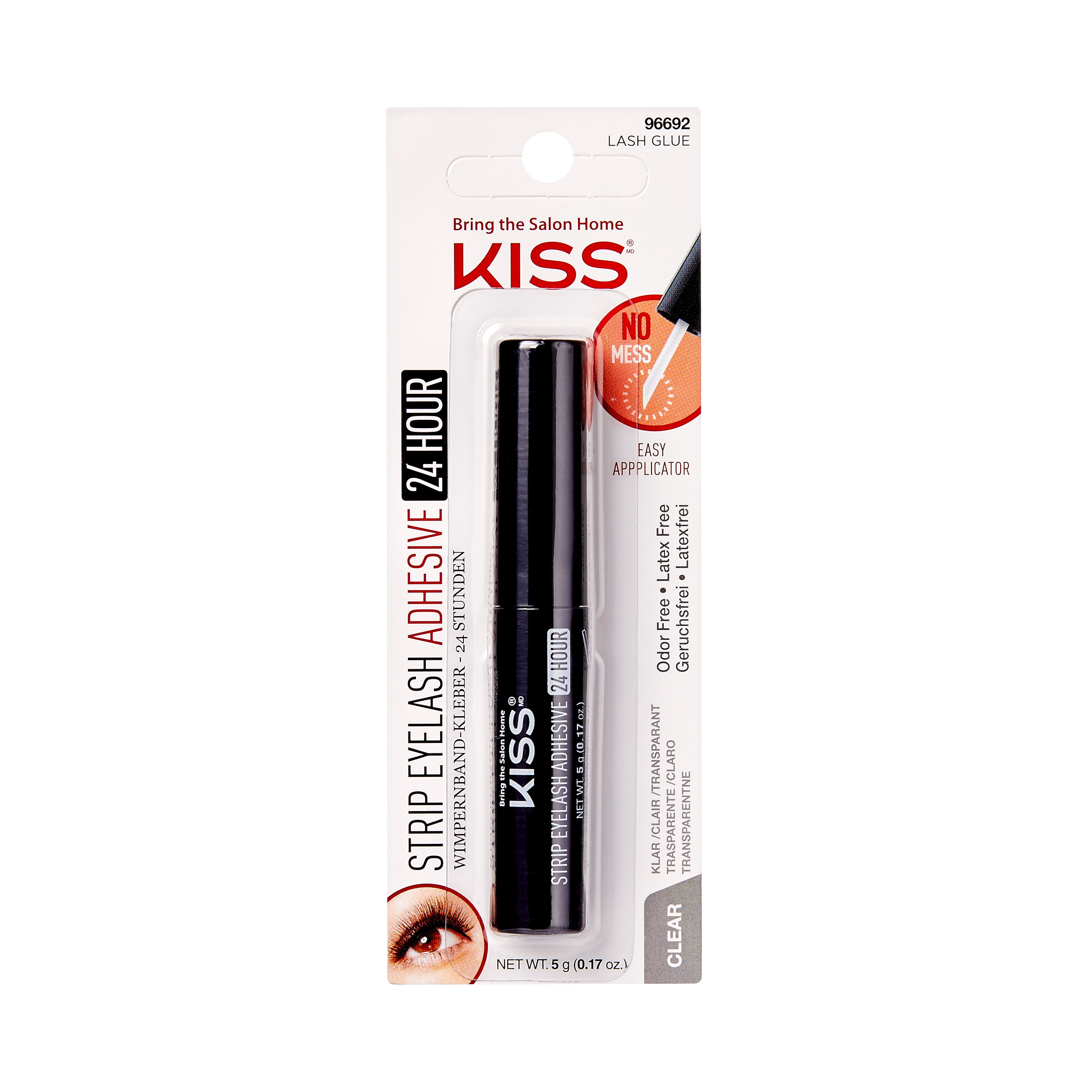 წამწამების წებო Strip Eyelash Adhesive 24h- Kiss